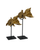 Currey and Company Goldfish Sculptures, Set of 2 