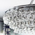 Calypso Chandelier - Polished Chrome, Clear Glass Drops 20"H