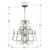 Ashton Chandelier - Olde Silver, Swarovski Strass Crystal 31"H