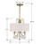 Othello Mini Chandelier - Vibrant Gold, Swarovski Spectra Crystal 17"H
