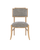 Currey and Company Melanie Blonde Side Chair, Liller Tortoise 