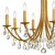 Bridgehampton Chandelier - Antique Gold, Hand Cut Crystal 29"H, Crystorama (8828-GA-CL-MWP 2KWN5)