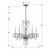 Traditional Crystal Chandelier - Polished Chrome, Swarovski Spectra Crystal 22"H