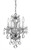 Traditional Crystal Mini Chandelier - Polished Chrome, Clear Italian 15"H