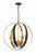 Luna Chandelier - English Bronze, Antique Gold 23"H