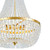 Rylee Chandelier - Antique Gold 23.5"H, Crystorama (608-GA  2KQT9)