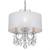 Othello Mini Chandelier - Polished Chrome, Swarovski Spectra Crystal 17"H