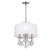 Othello Mini Chandelier - Polished Chrome, Swarovski Spectra Crystal 17"H