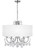 Othello Chandelier - Polished Chrome, Swarovski Spectra Crystal 21"H