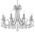Othello Chandelier - Polished Chrome, Swarovski Spectra Crystal 24.5"H