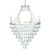 Lucille Chandelier - Antique Silver, Hand Cut Crystal 40.75"H