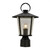 Andover 1 Light Post Light - Matte Black 14.5"H