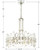 Bolton Chandelier - Polished Nickel, Faceted Crystal Elements 26"H