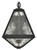 Glacier 2 Light Wall Sconce - Black Charcoal 16.75"H