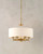 Bering Brass Chandelier, Currey and Company (9299 9DTX)
