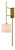 Savill Brass Wall Sconce Currey and Company 5000-0076