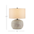 Beton Table Lamp, Antique Earth, 20"H, Currey and Company (6000-0272 NEL4)