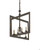 Middleton Rectangular Bronze Chandelier Currey and Company 9000-0525