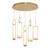 Delphi Pendant, Round, 5-Light, Gold Leaf, 26.5"W (893040-2ST KDFH)