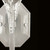 Beveled Arcs Wall Sconce, 1-Light, Silver Leaf, 13"H (705050-SF4 NJ0Q)
