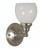 Sheraton Wall Sconce, 1-Light, Polished Brass, White Gloss Glass Shade, 9.5"H (2427 PB VC8J)