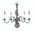 Jamestown Chandelier, 5-Light, Mahogany Bronze, 29"W (9125 MB RCKN)