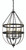 Hannover Chandelier, 6-Light, Brushed Nickel, 25"W (1018 BN 9M6HX)