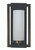 Theorem Wall Sconce, 1-Light, Matte Black, White Etched Glass Cylinder Shade, 14"H (1197 MBLACK 9Q0D9)