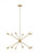 Jax Chandelier, 12-Light, Burnished Brass, 38"W (EC10312BBS 706U0KL)