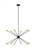 Jax Chandelier, 12-Light, Midnight Black, 38"W (EC10312MBK 706U0KM)