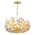 Crystorama Broche 5 Light Antique Gold Chandelier, Crystorama 566-GA 2NYA9 