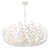 Crystorama Broche 12 Light Matte White Chandelier, Crystorama 569-MT 2NYAD 