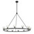 Crystorama Aragon 12 Light Matte Black Chandelier, Crystorama ARA-10266-MK 2NYAM 