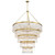 Crystorama Emory 30 Light Modern Gold Chandelier, Crystorama EMO-5430-MG 2NYAV 