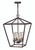 Alford Place Outdoor Chandelier, 4-Light, Oil Rubbed Bronze, 17"W (2567OZ 9M2Z4)