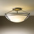 Presidio Tryne Semi-Flush Mount, 2-Light, Bronze, Opal Glass, 16.4"W (124412-SKT-05-GG0047 CFLF)