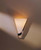 Half-Cone Right Wall Sconce, 2-Light, Natural Iron, Opal Glass, 12"H (206563-SKT-RGT-20-GG0074 A8PW3)