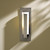 Forged Vertical Bar Wall Sconce, 1-Light, Dark Smoke, Opal Glass, Patina Copper Accent, 15"H (217185-SKT-07-CP-GG0065 AFX5G)