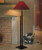 Metra Floor Lamp, 1-Light, Bronze, Natural Anna Shade, 57.2"H (248421-SKT-05-SF1955 23L34G)