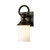 Cavo Outdoor Wall Sconce, 1-Light, Coastal Dark Smoke, Clear Glass, 12.5"H (303082-SKT-77-ZM0160 3WHQ33)
