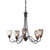Trellis Chandelier, 5-Light, Vintage Platinum, Water Glass, 28.1"W (103063-SKT-82-LL0083 3WHXWN)