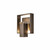 Shadow Box Outdoor Wall Sconce, 1-Light, Coastal Bronze, Coastal Burnished Steel, Clear Glass, 11.75"H (302603-SKT-75-78-ZM0546 4680Z4)