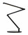 Z-Bar Mini Desk Lamp, With Metallic Black Wall Mount, Cool Light, LED, Metallic Black, 12.75"H (AR3100-CD-MBK-WAL 407UAPM)