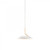 Royyo Pendant, 1-Light, LED, Matte White, Gold Accent, 6.5"W (RYP-S1-SW-MWG 407UDPG)