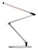 Z-Bar Slim Desk Lamp, Power Base, USB/AC Outlets, Cool Light, LED, Silver, 14.5"H (AR3200-CD-SIL-PWD 407UCNR)