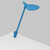 Splitty Desk Lamp, Through Table Mount, LED, Matte Pacific Blue, 17"H (SPY-W-MPB-USB-THR 407UDNM)