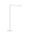 Splitty Floor Lamp, LED, Silver, 45.5"H (SPY-W-SIL-USB-FLR 407UFL4)