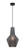 Quilted Gem Mini Pendant, 1-Light, Black, 9.88"W (C68101SM 305UP82)
