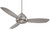 Concept I Ceiling Fan, 3-Blade, 1-Light, LED, Brushed Nickel, Silver Blades, 52"W (F517L-BN EP92)