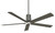 Clean Ceiling Fan, 5-Blade, 1-Light, LED, Gray Iron/Brushed Nickel, Gray Iron Blades, 60"W (F684L-GI/BN ER63)